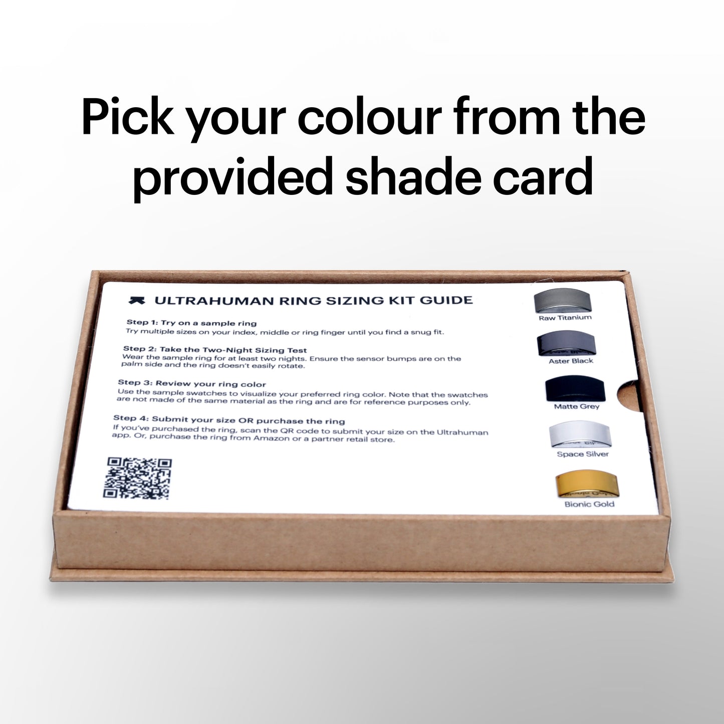 Ring Air Sizing Kit mit Voucher-Code